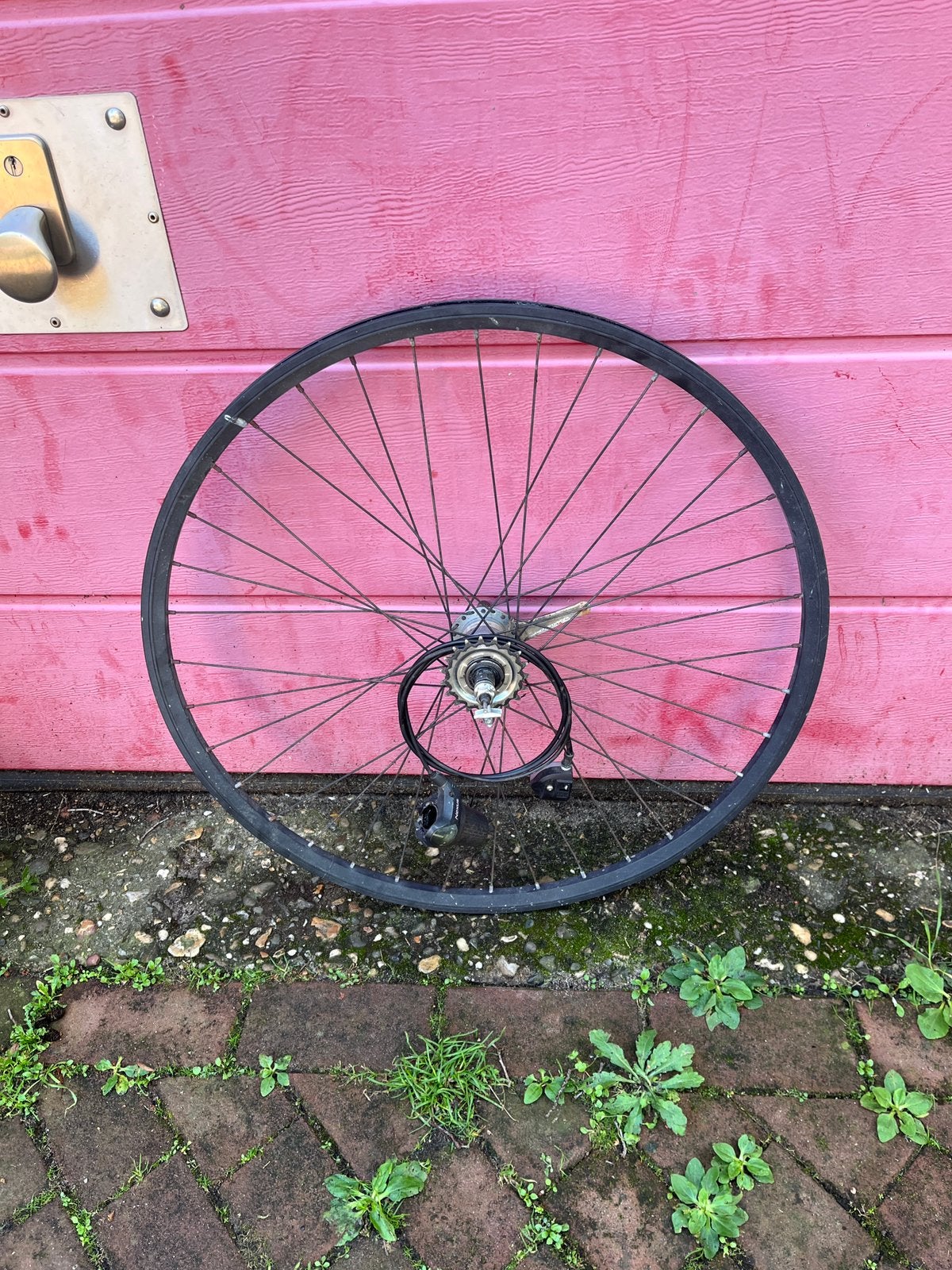 Achterwiel 28 inch aluminium Nexus 3 Shimano, Gebruikt, Aluminium, Stadsfiets, Ophalen