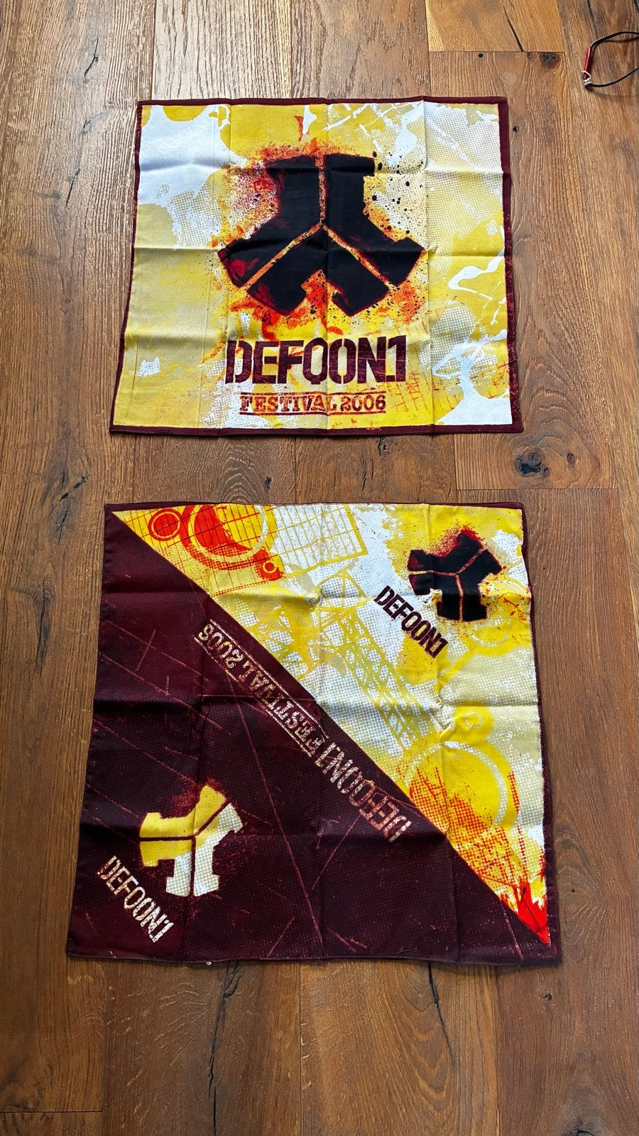 Defqon.1 Festival 2006 Bandana's (2 stuks), Ophalen of Verzenden, Nieuw