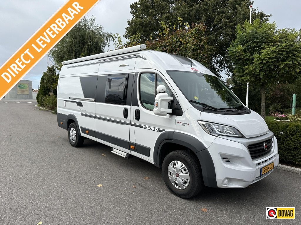 Adria Twin 640 SPX ZGAN zeer compleet, Luifel, Buscamper of Camperbus, Ringverwarming, Fiat