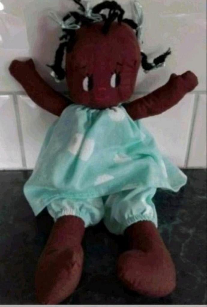 Souvenir Blue Earth Mon Doudou Handgemaakte Afro Mauritiaans, Ophalen, Overige typen