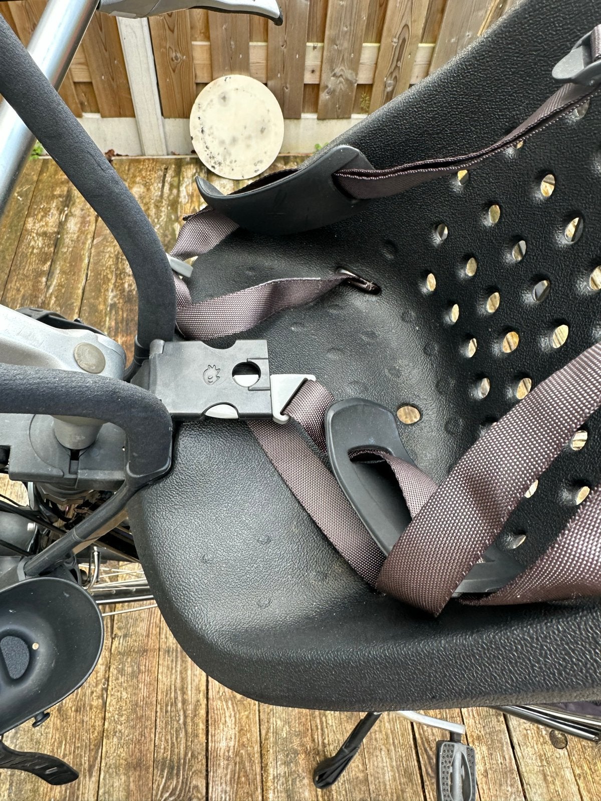 Yepp Fietsstoeltje Voorzitje met Windscherm, Voorzitje, Ophalen of Verzenden, 0 t/m 13 kg, Gebruikt