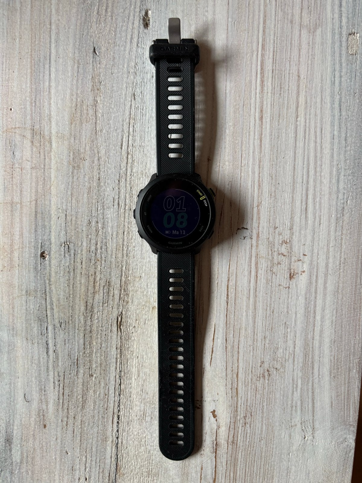 Garmin Forerunner 55 - Zo goed als nieuw, Afstand, Zwart, Ophalen of Verzenden, Zo goed als nieuw