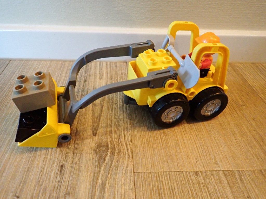 duplo kleine shovel/graafmachine 5650, Compleet, Ophalen of Verzenden, Zo goed als nieuw, Duplo