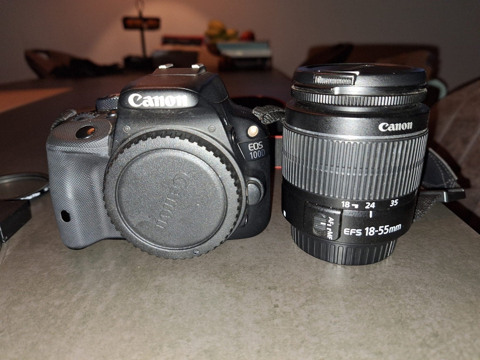 Canon EOS 100D met EFS 18-55mm lens en accessoires, Audio, Tv en Foto, Fotocamera's Digitaal, Spiegelreflex, Canon, Ingebouwde flitser