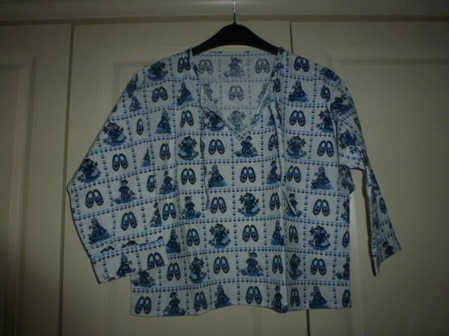 NIEUW 1mooie hollandse kiel blauw/wit inclusief pet maat 134, Kinderen en Baby's, Carnavalskleding en Verkleedspullen, Ophalen of Verzenden