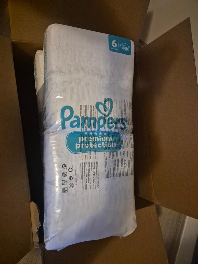 Luier Pampers Premium Protection maat 6 144stuks, Ophalen, Nieuw, Overige typen, Overige merken