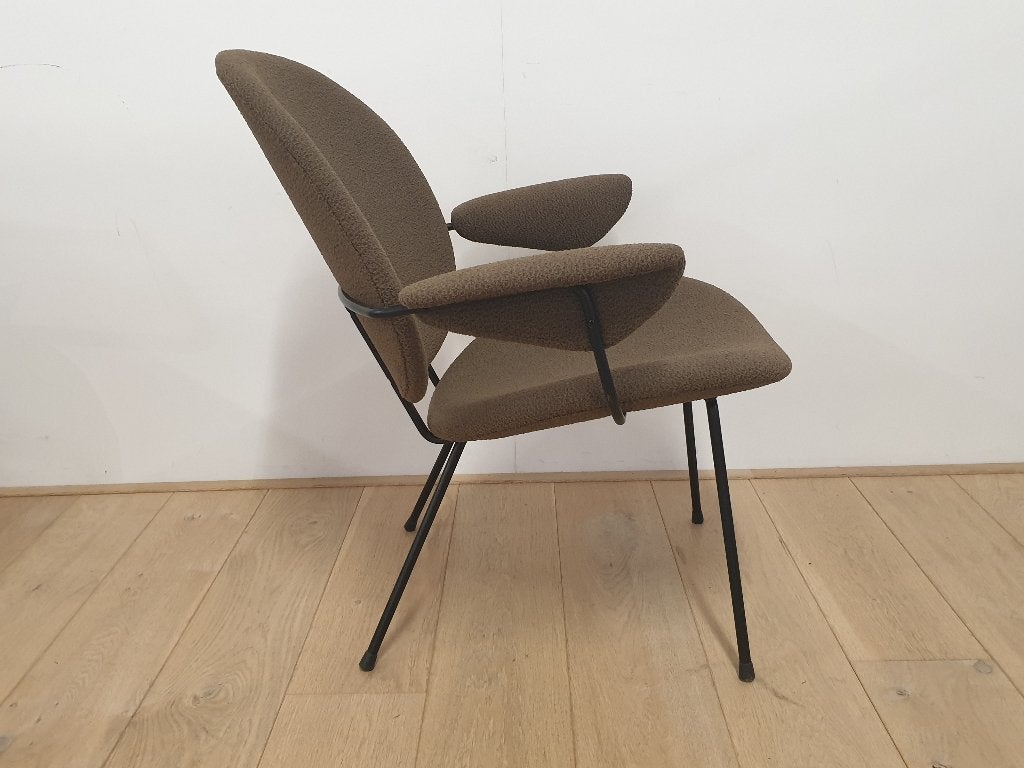 Gispen Kembo fauteuil, Ophalen, 75 tot 100 cm, Zo goed als nieuw, Stof