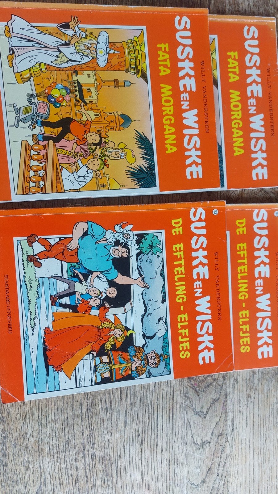 Willy Vandersteen - De Efteling-elfjes en Fata Morgana, Boeken, Stripboeken, Gelezen, Meerdere stripboeken, Ophalen of Verzenden