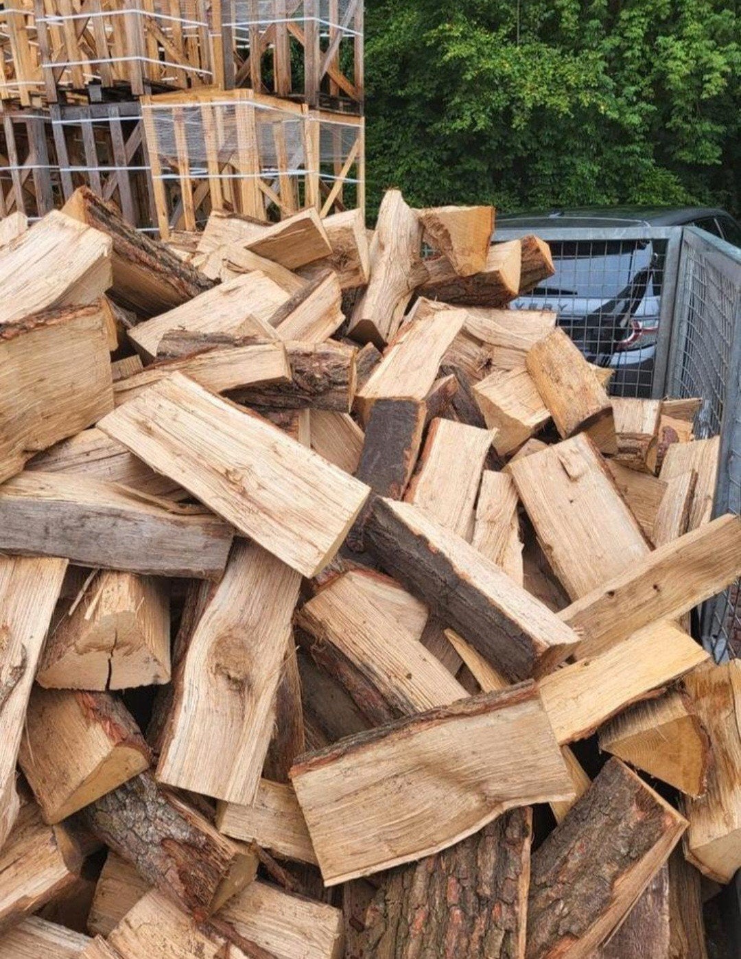 Brandhout haardhout kachelhout gratis bezorgd, 6 m³ of meer, Ophalen, Eikenhout, Blokken