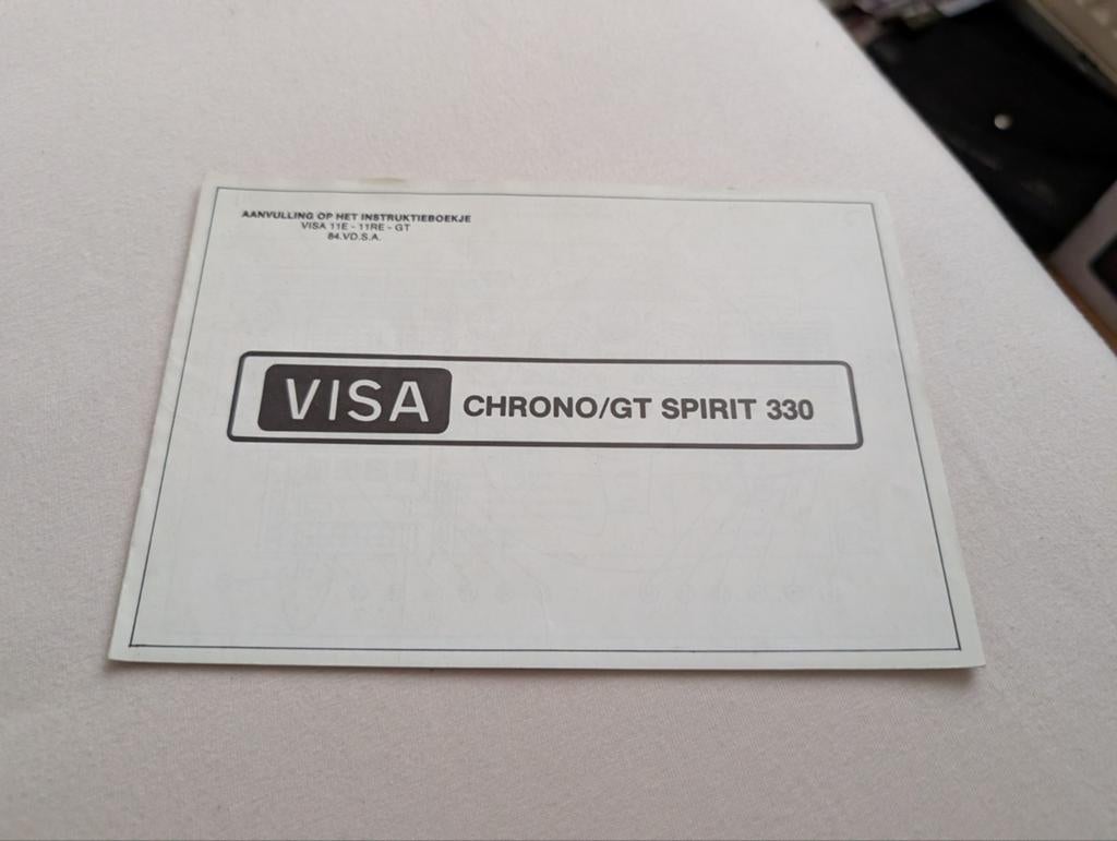 Handleiding Citroën Visa Chrono, Ophalen of Verzenden