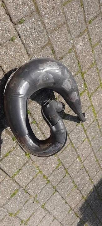 Uitlaatbocht origineel met werk honda cr 250 2007, Motoren, Ophalen of Verzenden, Gebruikt