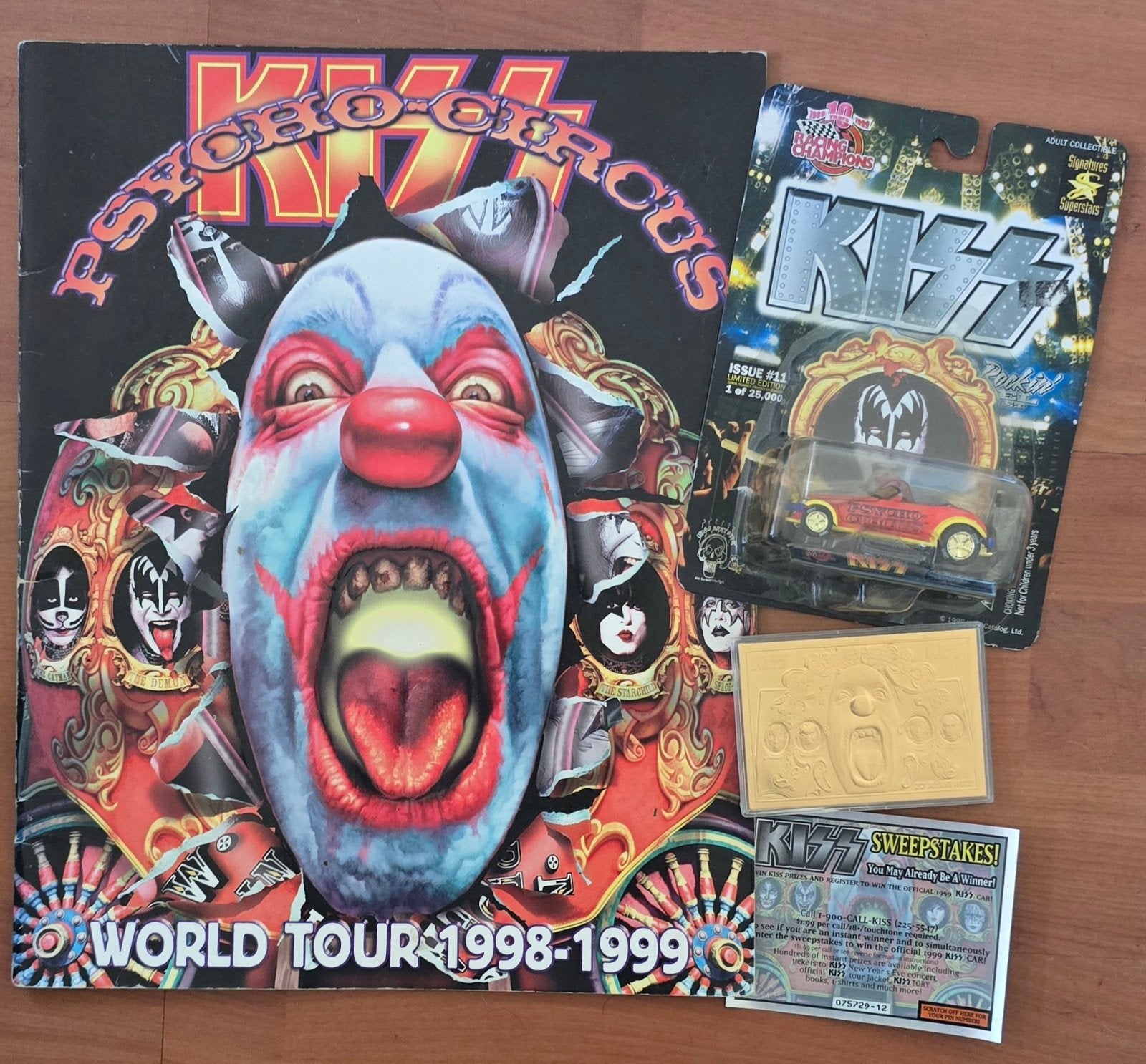 KISS PSYCHO CIRCUS PAKKETJE, Ophalen of Verzenden, Zo goed als nieuw, Overige typen