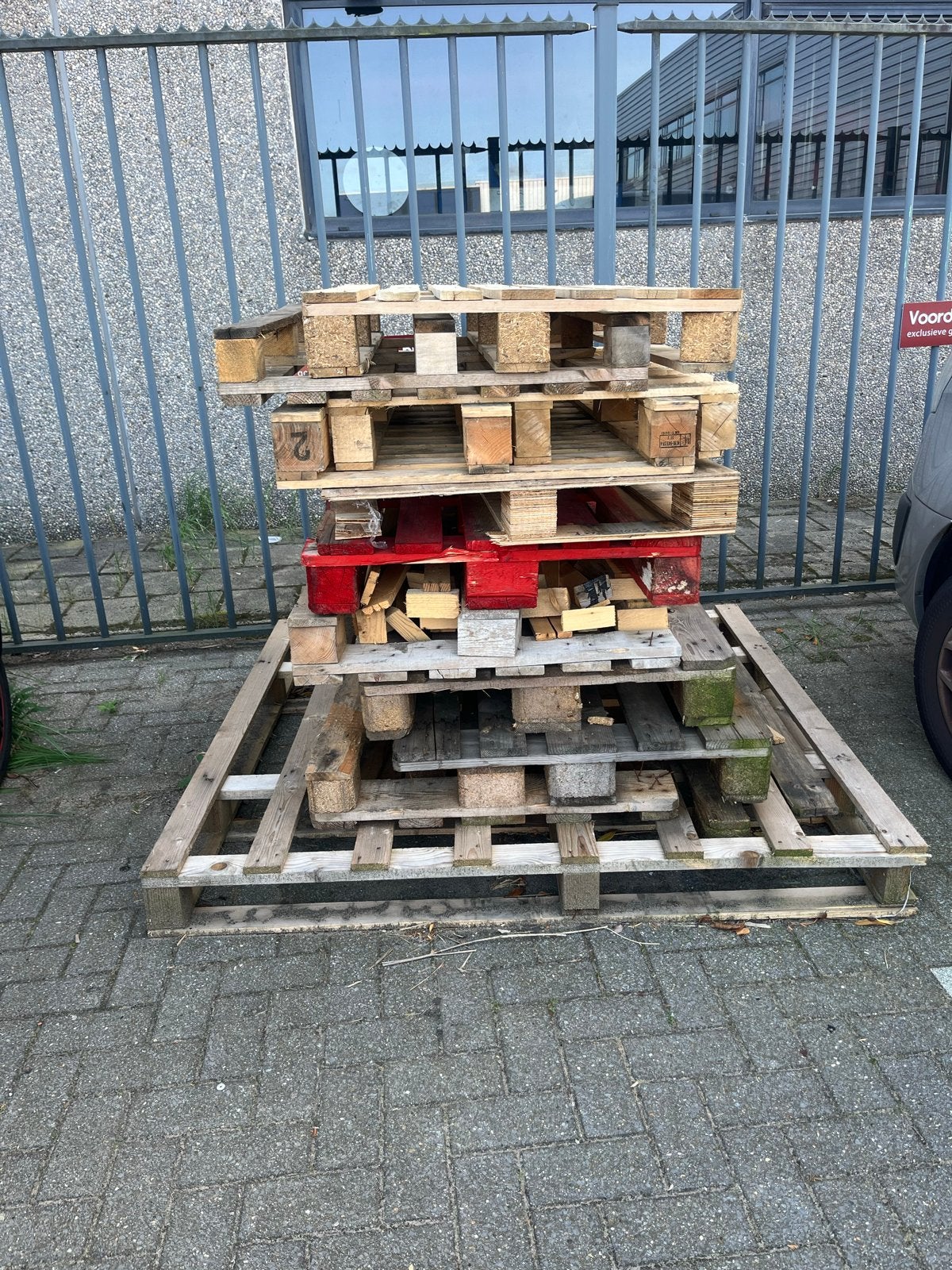 GRATIS Diverse pallets voor de openhaard of projecten, Tuin en Terras, Minder dan 3 m³, Ophalen, Overige houtsoorten
