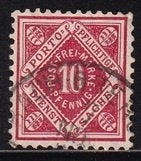1902 - Wurttemberg michel 115 gestempeld , Getal in ruit, Verzenden, Overige periodes, Gestempeld
