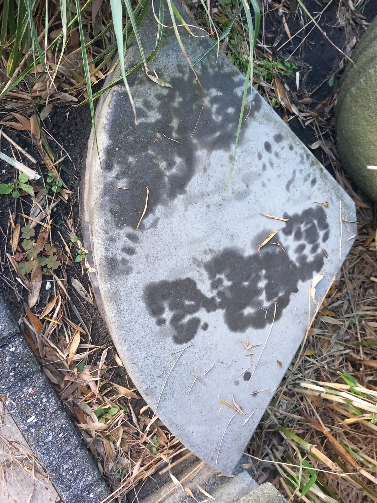 gratis 4 parasoltegels beton om de voet te verzwaren, Ophalen, Gebruikt, Minder dan 1 meter