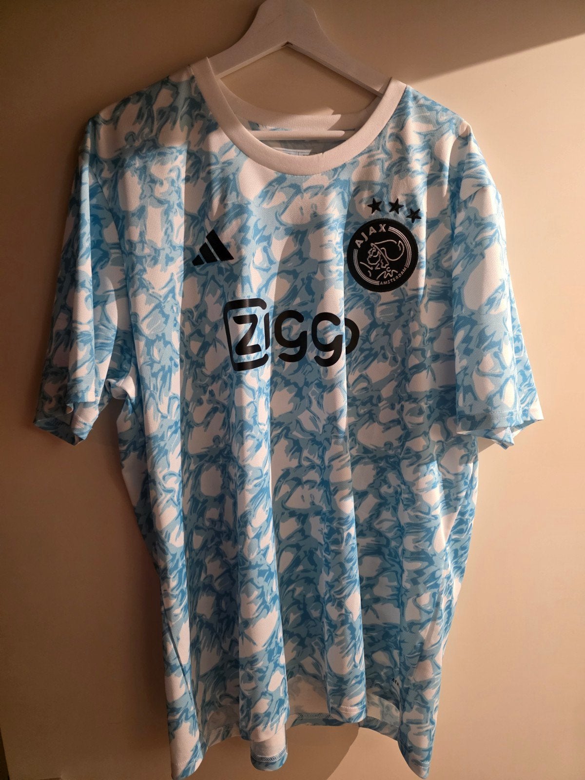 Ajax shirt Blauw wit, Blauw, Overige maten, Ophalen of Verzenden, Zo goed als nieuw