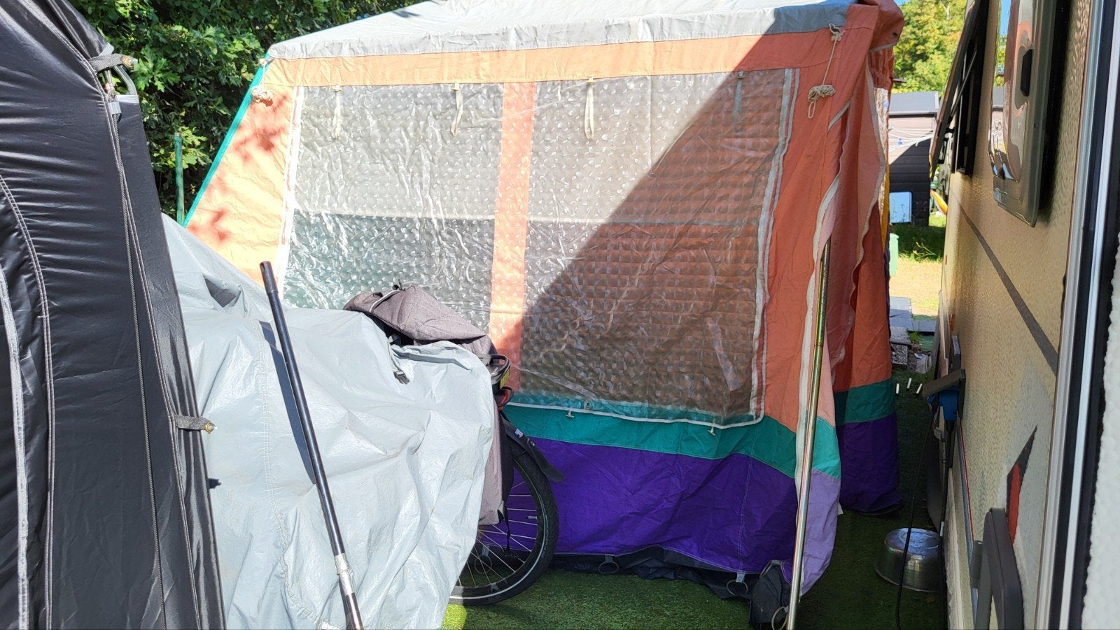Ruime bungalowtent voor 2 personen - Geen binnentent, Ophalen, Gebruikt