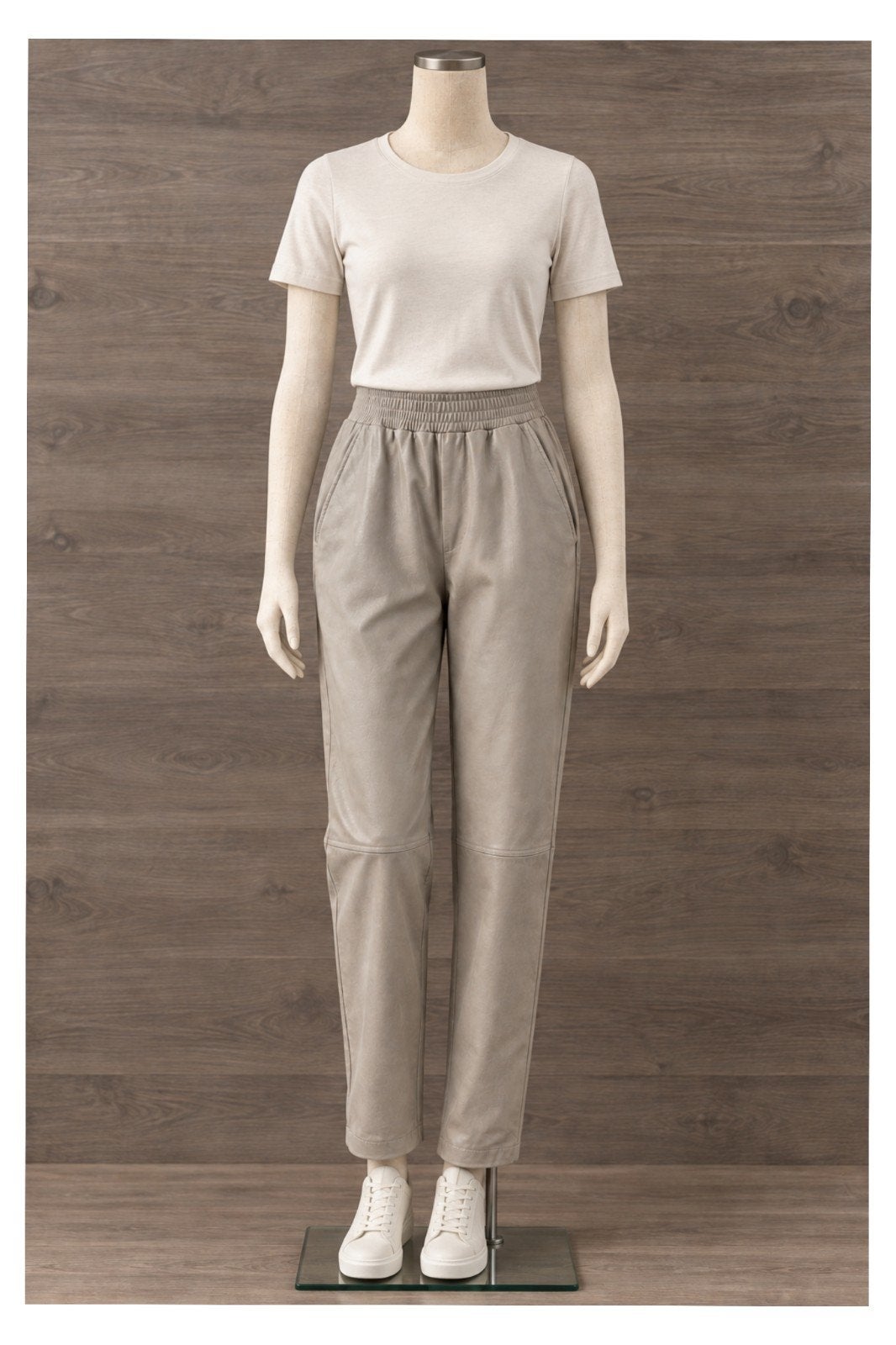 mooie lederlook broek van Moscow maat S, Overige kleuren, Ophalen of Verzenden, Maat 36 (S), Lang