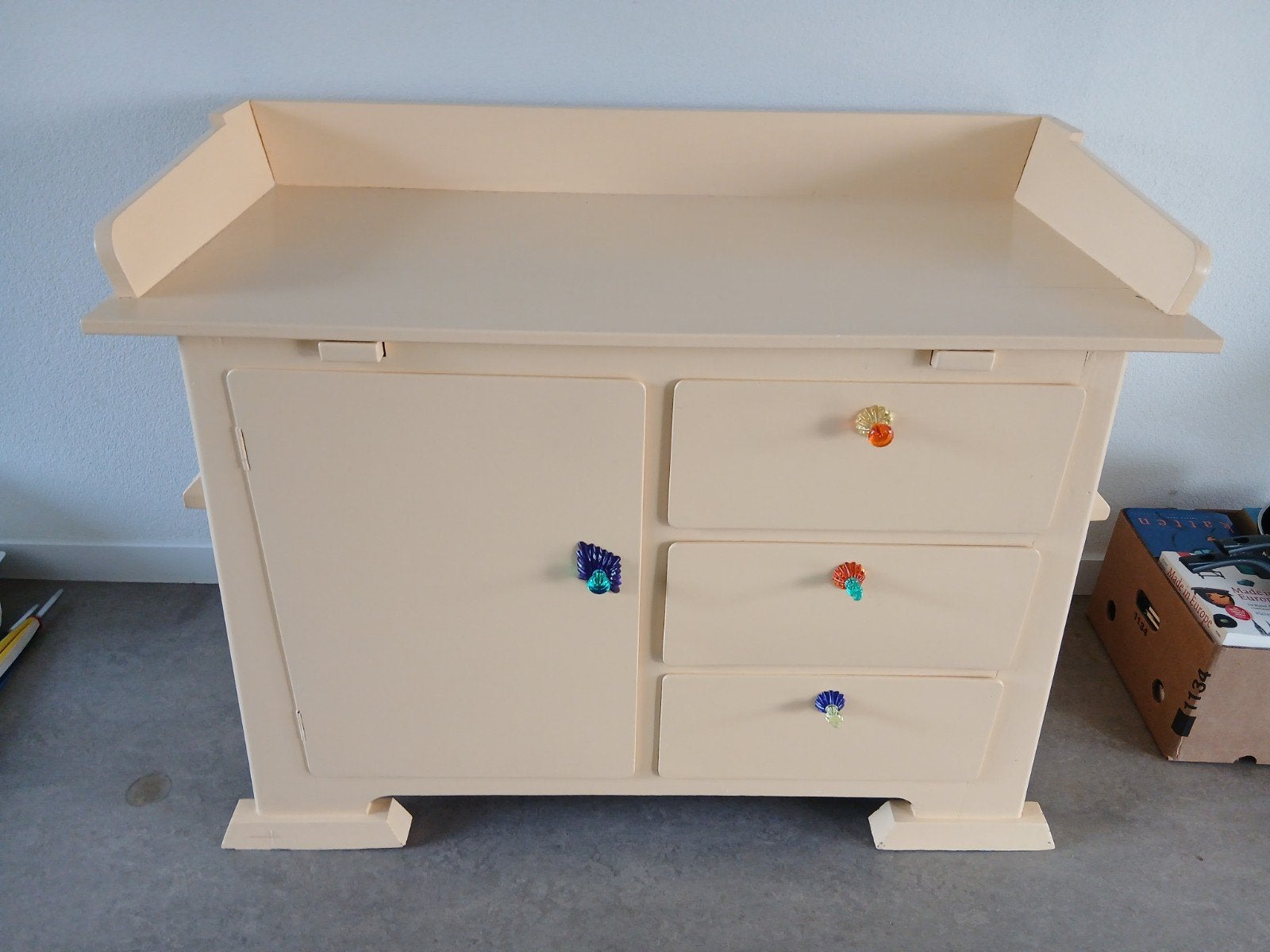 vintage commode uit 1950, Kinderen en Baby's, Ophalen, Gebruikt, 50 tot 70 cm, 100 cm of meer