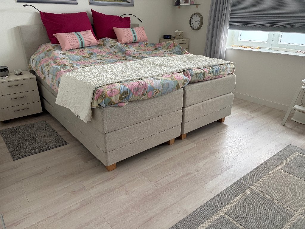 Boxspring, Ophalen, Gebruikt, 90 cm, Eenpersoons