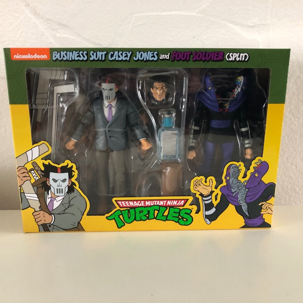 NECA TEENAGE MUTANT NINJA TURTLES CASEY JONES & FOOT SOLDIER, Ophalen of Verzenden, Nieuw