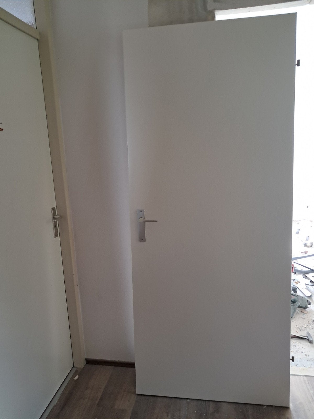 Gebruikte deur met sponning, 83x201 cm, Gebruikt, 80 tot 100 cm, Binnendeur, Ophalen of Verzenden