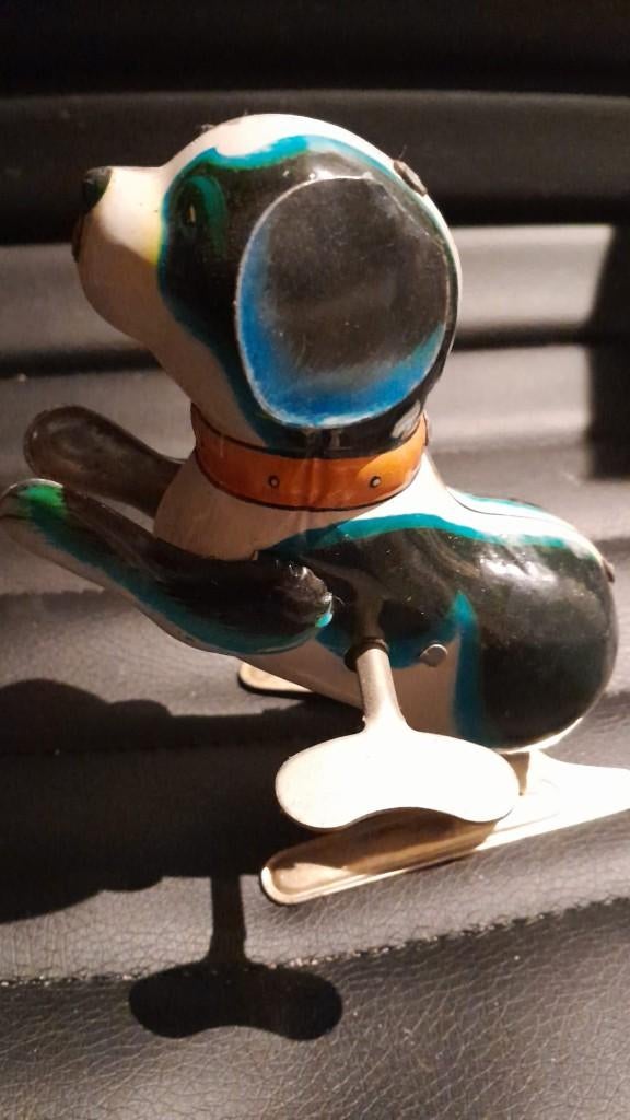 blikken opwind hondje, Ophalen of Verzenden