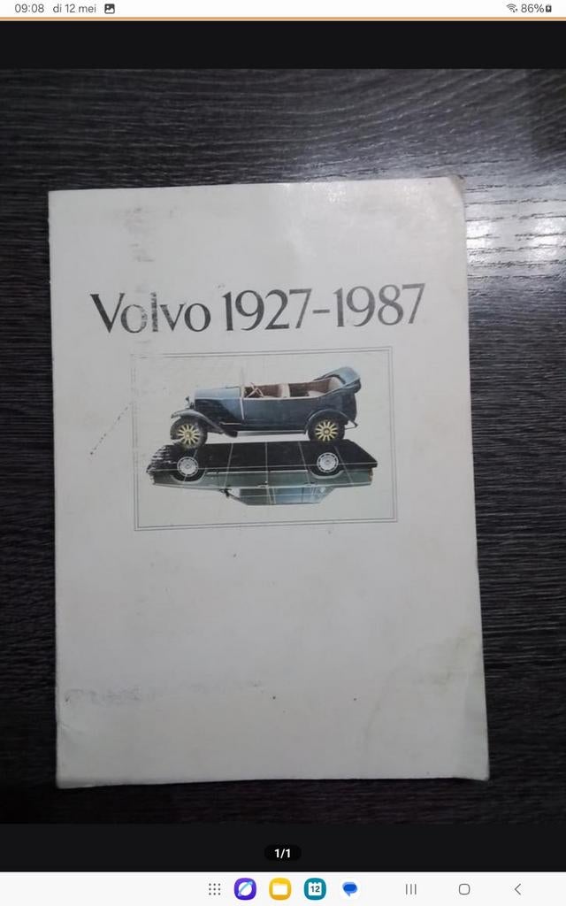 Volvo 1927-1987 Jubileumboek, Ophalen of Verzenden, Gelezen, Volvo, Onbekend