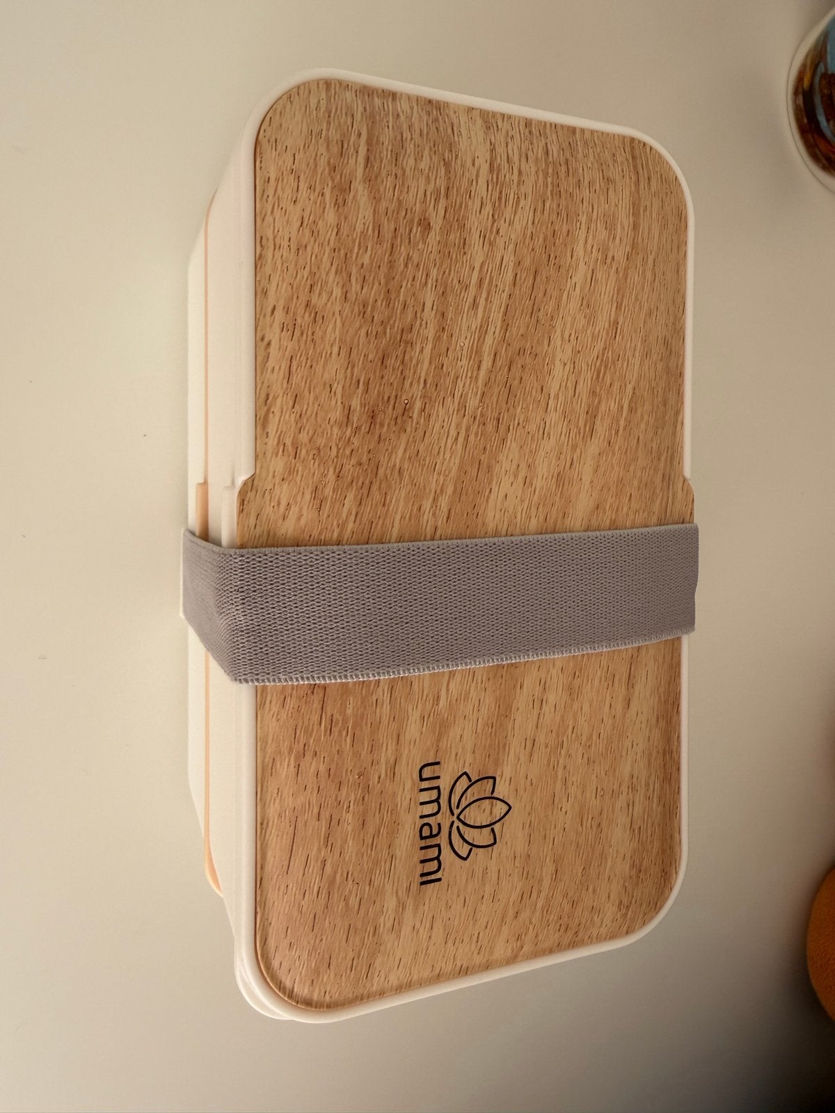 Umami Bento Lunchbox met Bestek - nieuw, Beige, Kunststof, Ophalen of Verzenden, Zo goed als nieuw