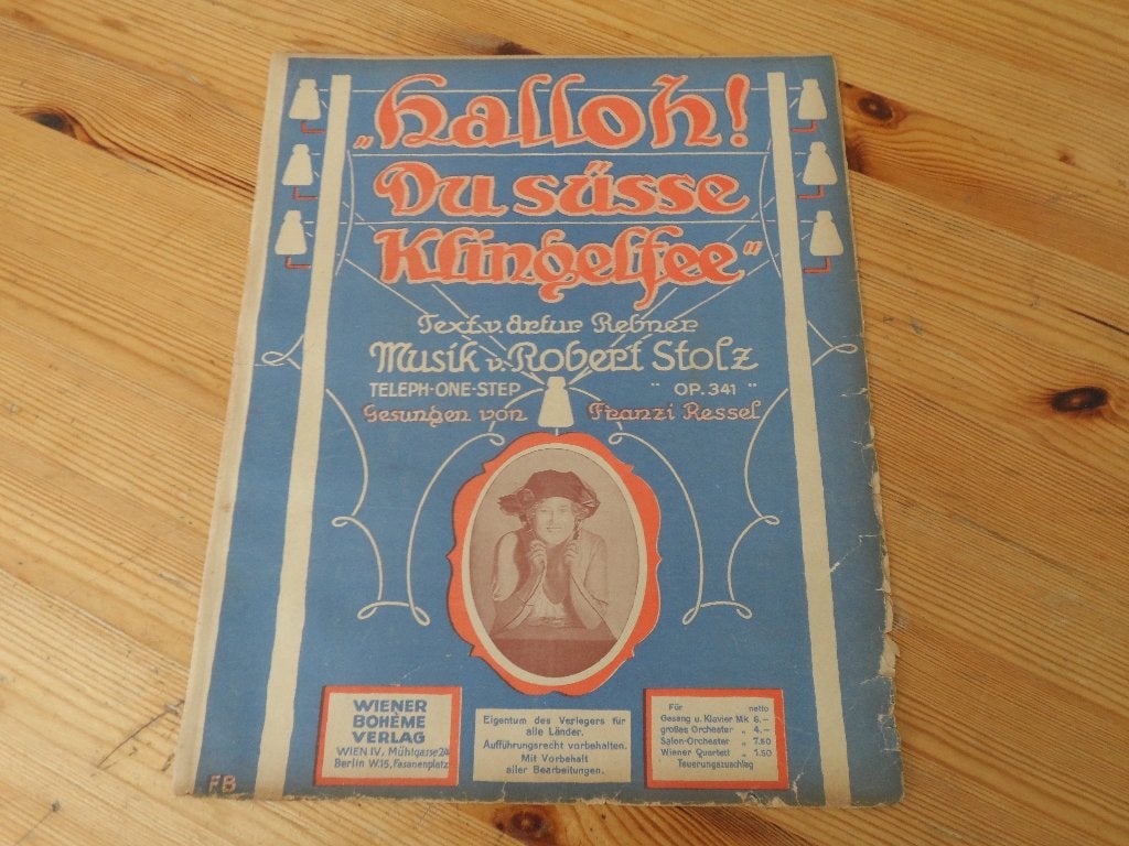 Hallo , du susse klingelfee - robert stolz / artur rebner, Zang, Gebruikt, Ophalen of Verzenden, Artiest of Componist
