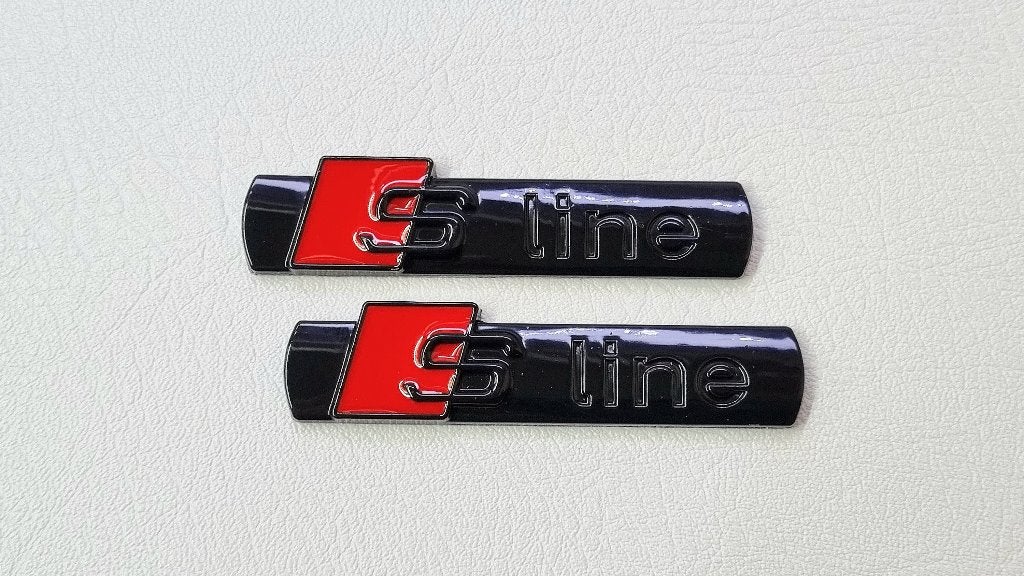 S-line Logo - Badges - Zwart Glans, Ophalen of Verzenden, Nieuw