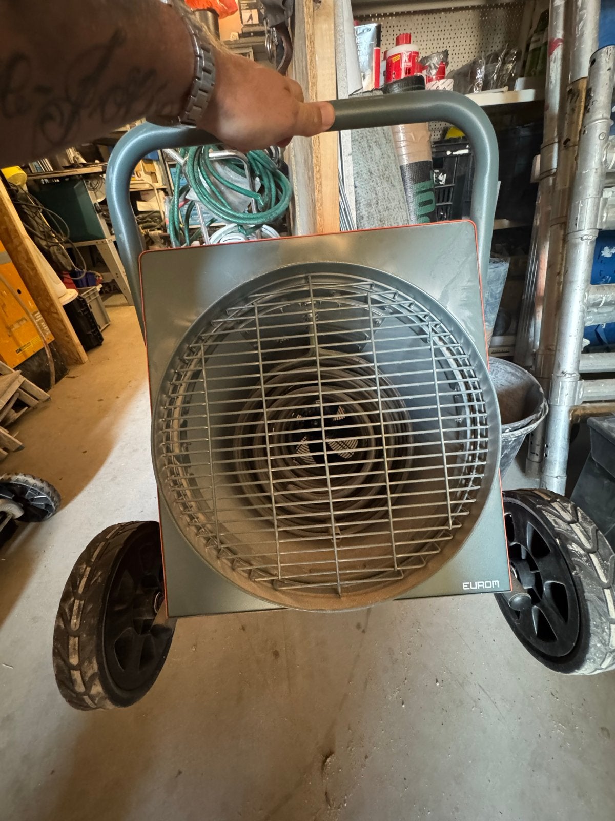 Eurom Warmtekanon 15kW met slang, Doe-het-zelf en Verbouw, Verwarming en Radiatoren, Ophalen, Gebruikt, Overige typen