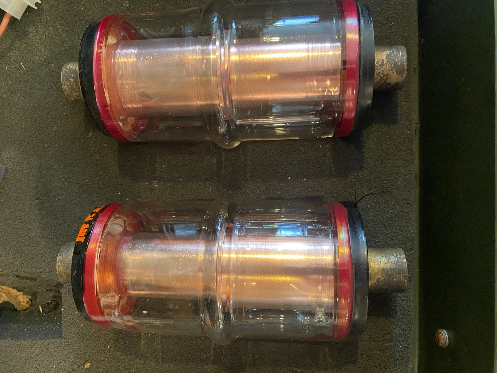 Vaste vacuüm condensatoren 100pF, Hobby en Vrije tijd, Elektronica-componenten, Ophalen, Gebruikt
