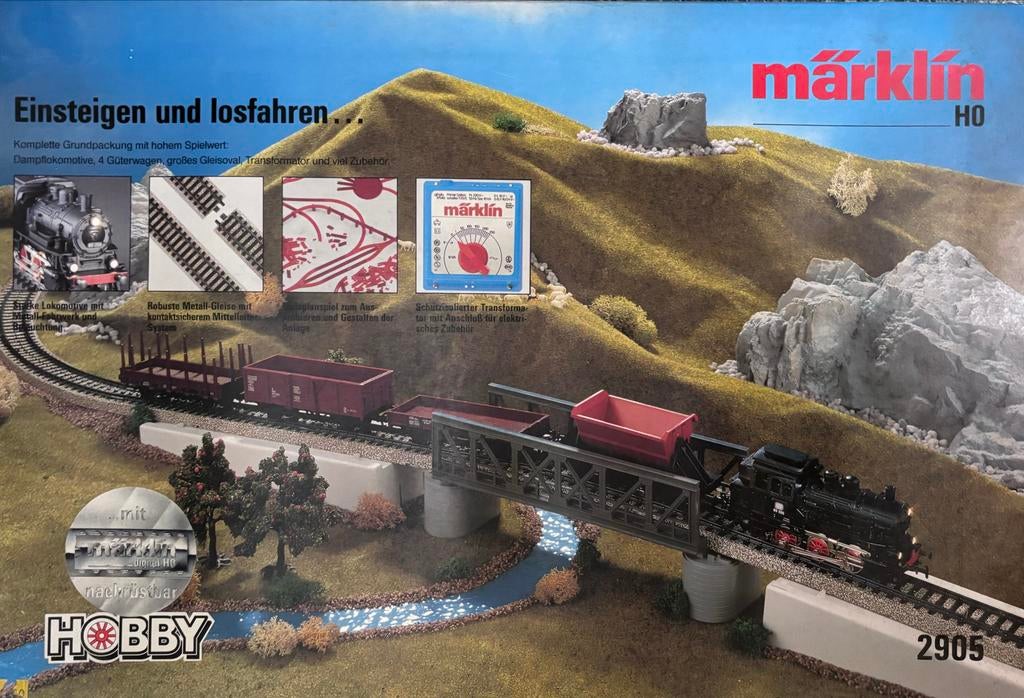 Märklin H0 Treinset en 2 Uitbreidingssets (5190, 5192), Hobby en Vrije tijd, Modeltreinen | H0, Ophalen, Wisselstroom, Analoog