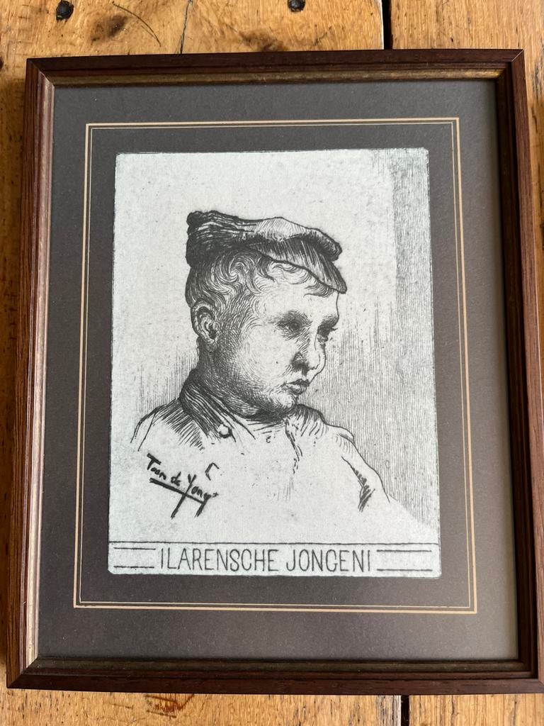 Toon de Jong, Antiek en Kunst, Kunst | Etsen en Gravures, Ophalen of Verzenden