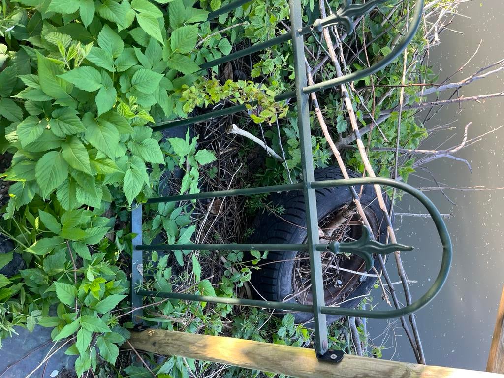 Sierhekken, Tuin en Terras, Ophalen of Verzenden, Gebruikt, IJzer, Tuinhek