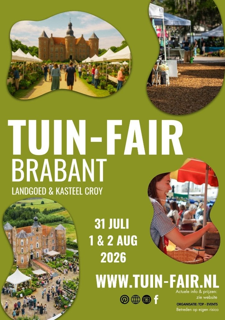 Tuin-Fair Brabant 2026 Tuin & Huis Beurs Landgoed Croy, Tickets en Kaartjes, Drie personen of meer, Meerdaags