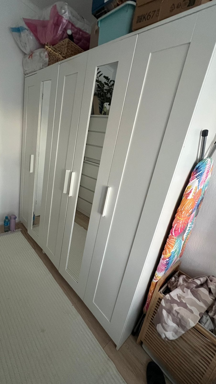 IKEA HEMNES kledingkasten – 2- en 3-deurs – wit, Ophalen, 100 tot 150 cm, Zo goed als nieuw, 150 tot 200 cm