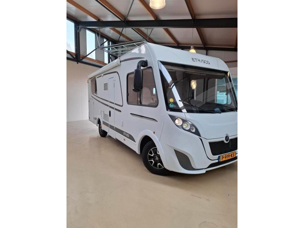2020 Laika Etrusco I 7400 QB 170PK Queensbed Hefbed 45000Km, Integraal, Ringverwarming, Fiat, 7 tot 8 meter