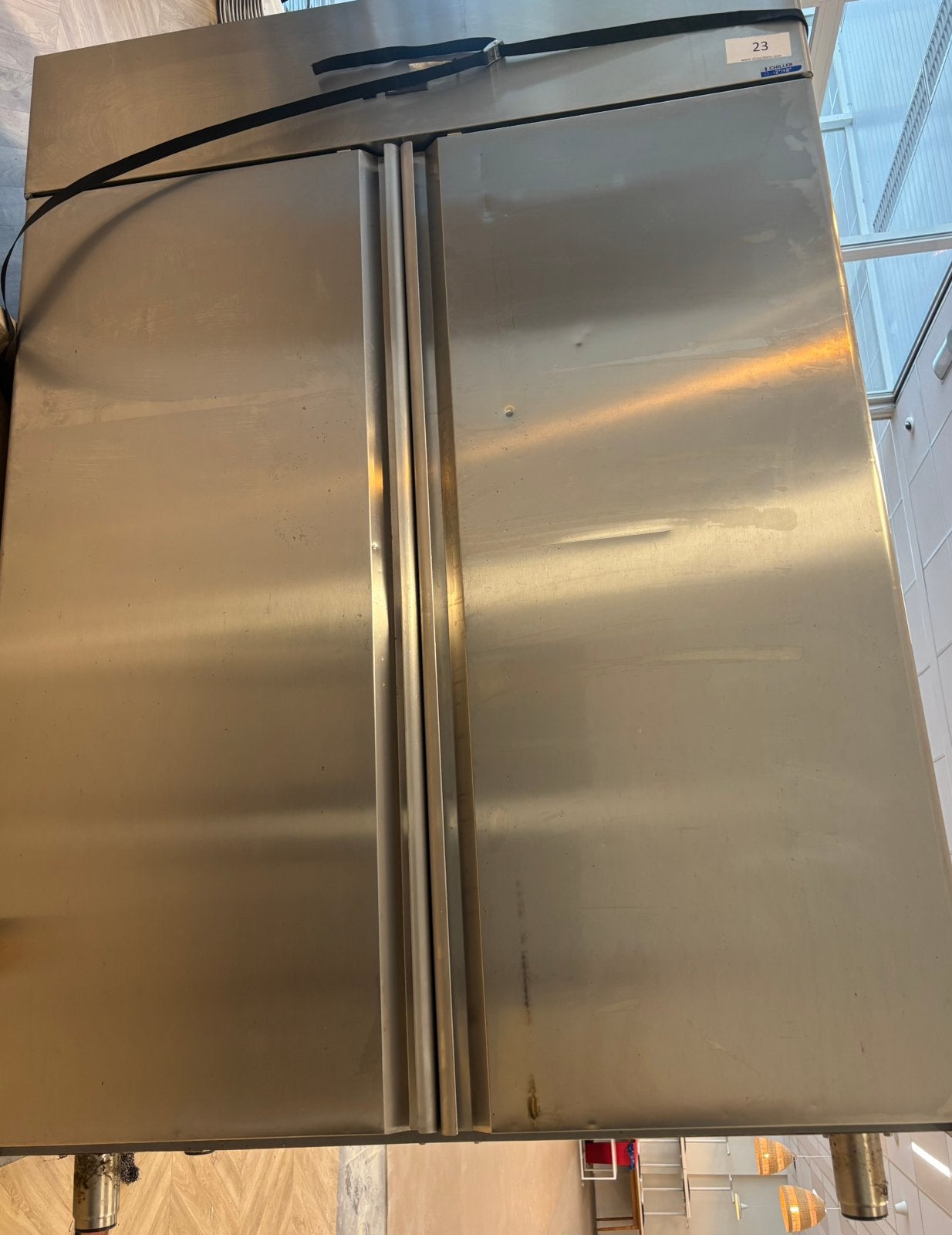 grote professionele vrieskast van RVS., Ophalen, Gebruikt, 160 cm of meer, Inbouw