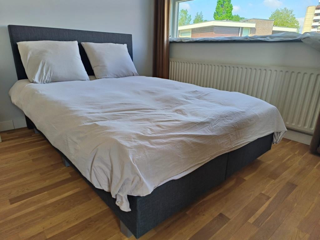 Springbed, Ophalen, Tweepersoons, 140 cm, Zo goed als nieuw