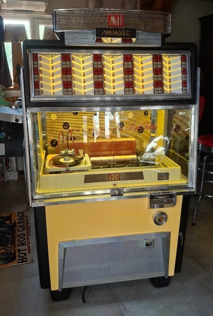 Ami G 120 select multi Horn., Verzamelen, Automaten | Jukeboxen, Ophalen, Gebruikt, 1950 tot 1960, Ami