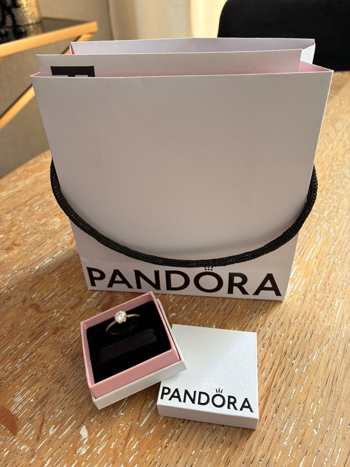 Pandora crown ring ZGAN, Sieraden, Tassen en Uiterlijk, Ringen, Overige materialen, Ophalen of Verzenden, Zo goed als nieuw, 17 tot 18