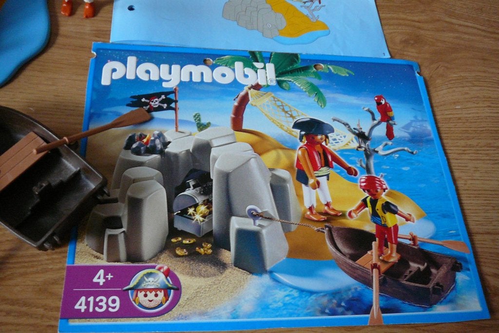 Playmobil pirateneiland (4139) / compleet / NIEUWSTAAT, Kinderen en Baby's, Speelgoed | Playmobil, Pirates, Complete set, Overige typen