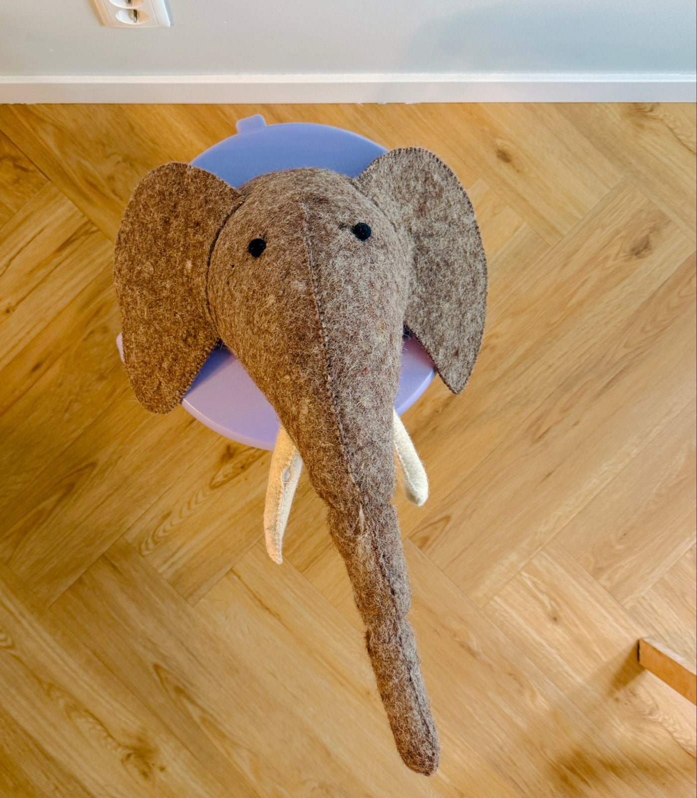 Wanddecoratie Olifant en Zebra - Loods 5, Ophalen, Handgemaakt, Zo goed als nieuw, Olifant