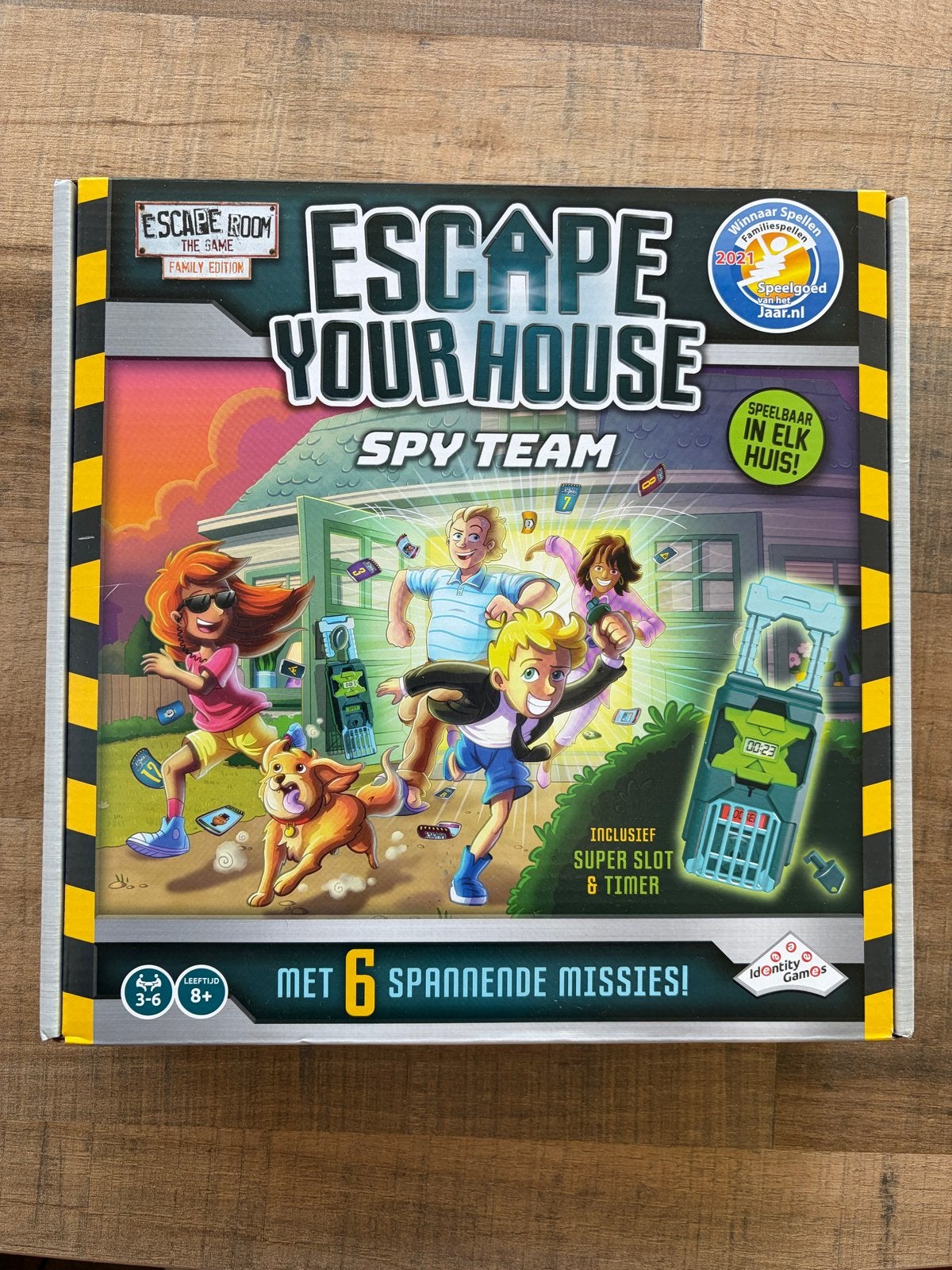 Escape Your House Spy Team - Nieuw familiespel, Drie of vier spelers, Ophalen of Verzenden, Nieuw