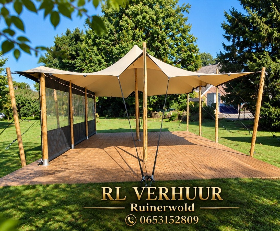 6x10 Stretchtent te huur - RL Verhuur Ruinerwold, Verzenden, Nieuw