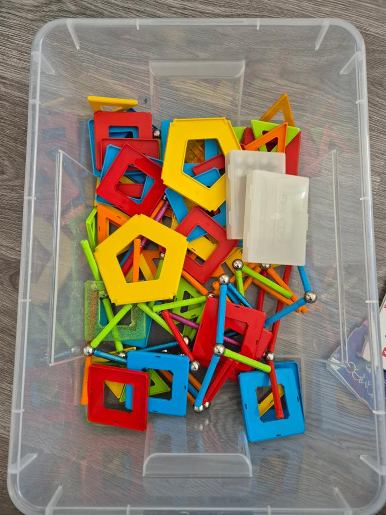 GEOMAG magnetisch constructiespeelgoed - 3 sets in 1, Ophalen of Verzenden, Gebruikt, Overige merken