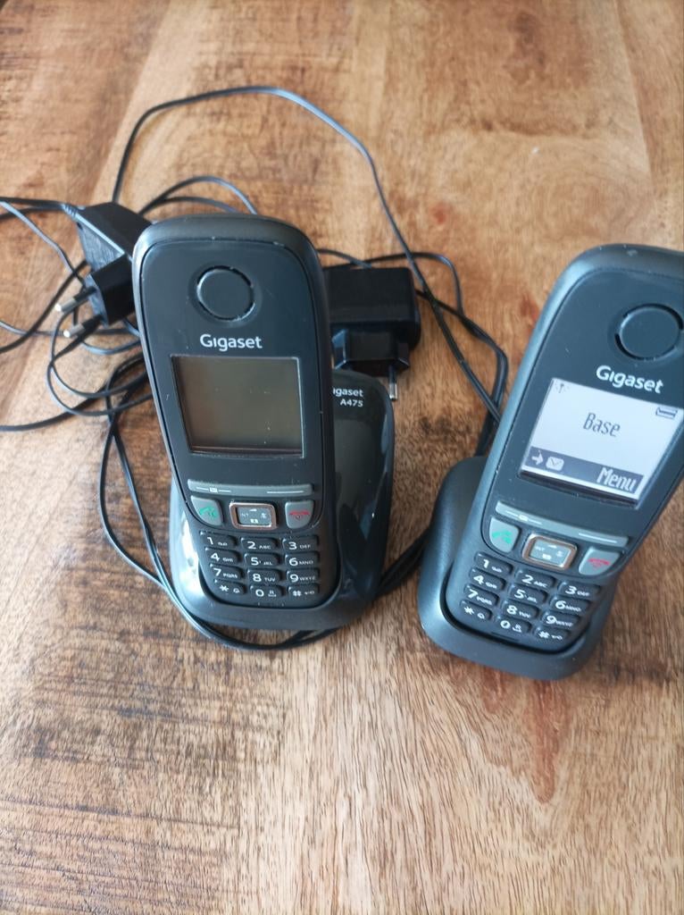 Gigaset A475 Duo draadloze telefoons met basisstation, Ophalen, Gebruikt, 2 handsets