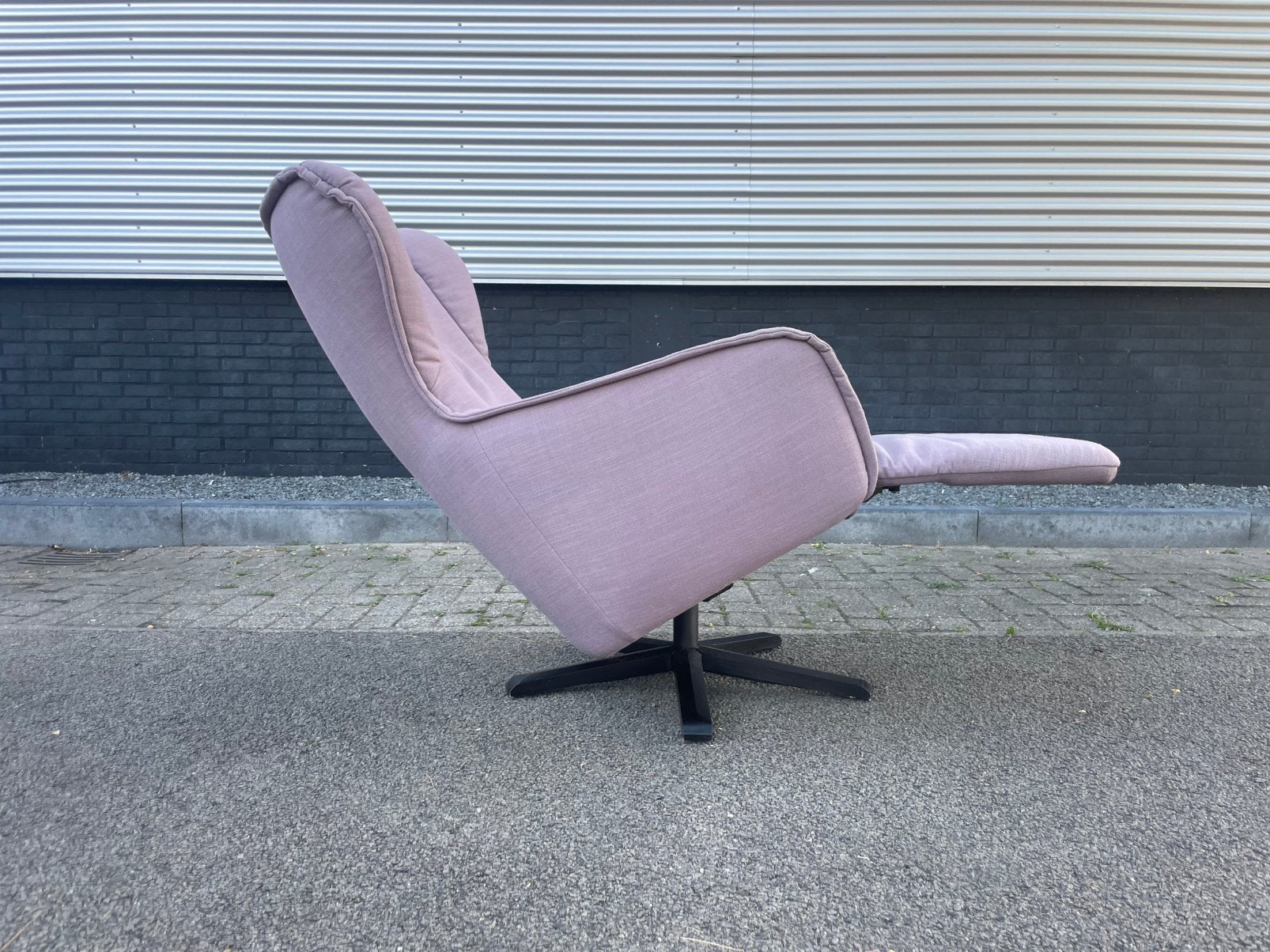 Elektrische paarse / lila relax fauteuil van Libelle op accu, Minder dan 75 cm, Ophalen of Verzenden, 50 tot 75 cm, A